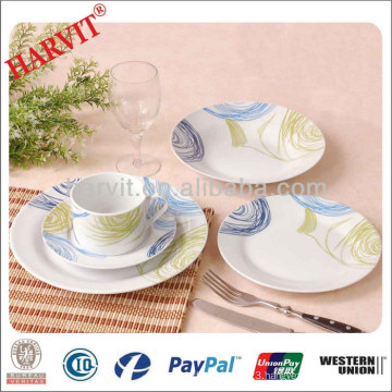 South America Design Round Dinner Set